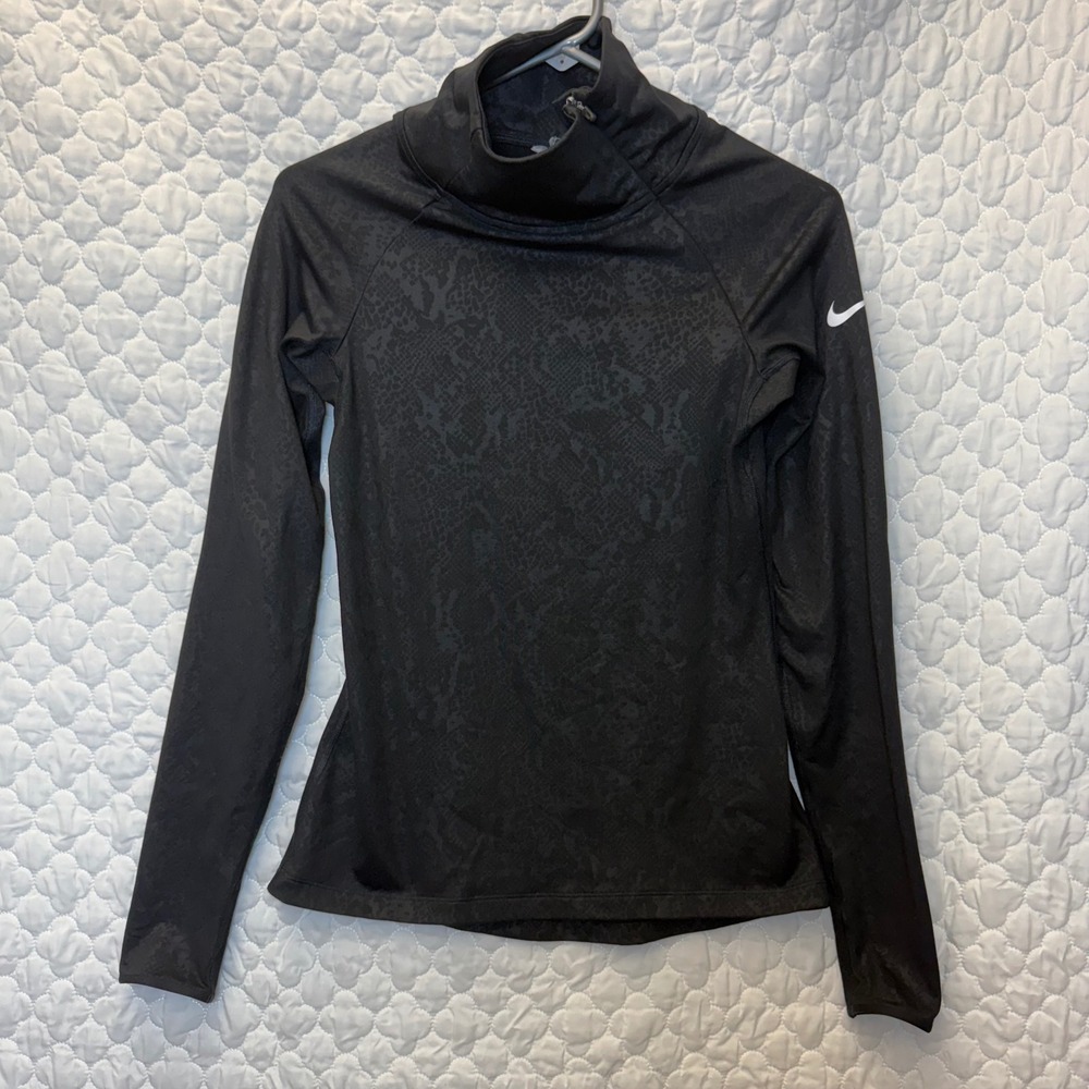 Nike Running Pullover Black Animal Print Size‎ XS
